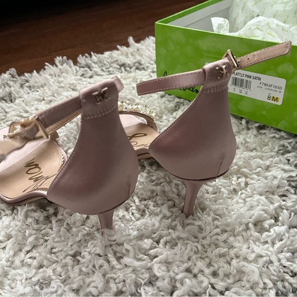 Sam Edelman Platt pink satin pump sz 8 - Picture 3 of 8